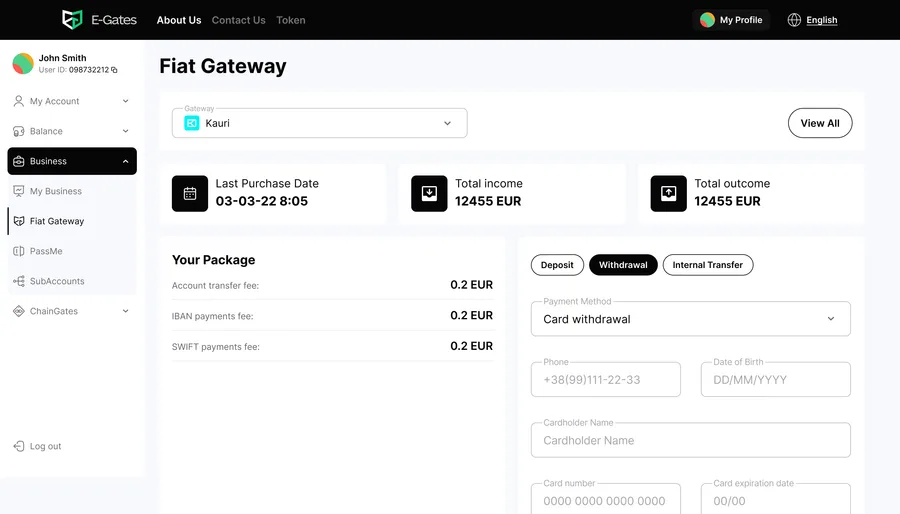 E-Gates — Fiat Gateway