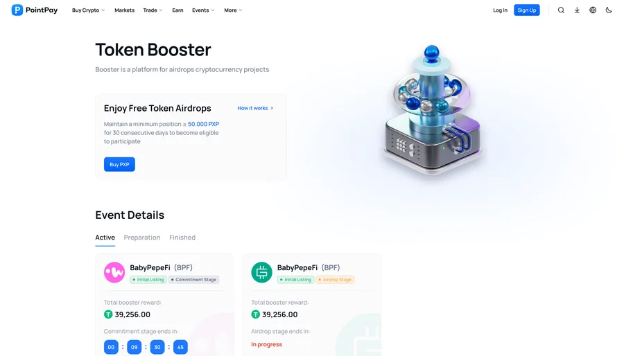PointPay — Launchpad, Voting and Token Booster