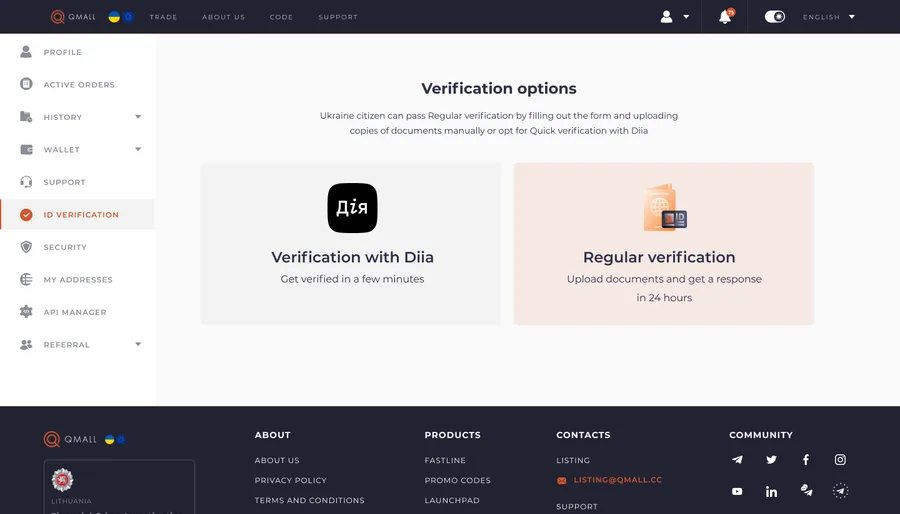 Qmall — KYC, AML and compliance