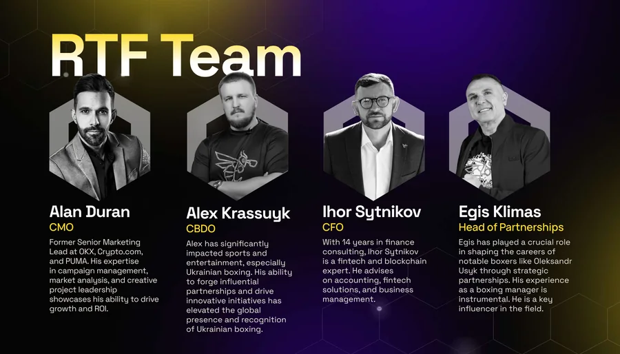 Ready to Fight – The team: a CMO from OKX, Crypto.com and PUMA, Usyk's manager heading partnerships