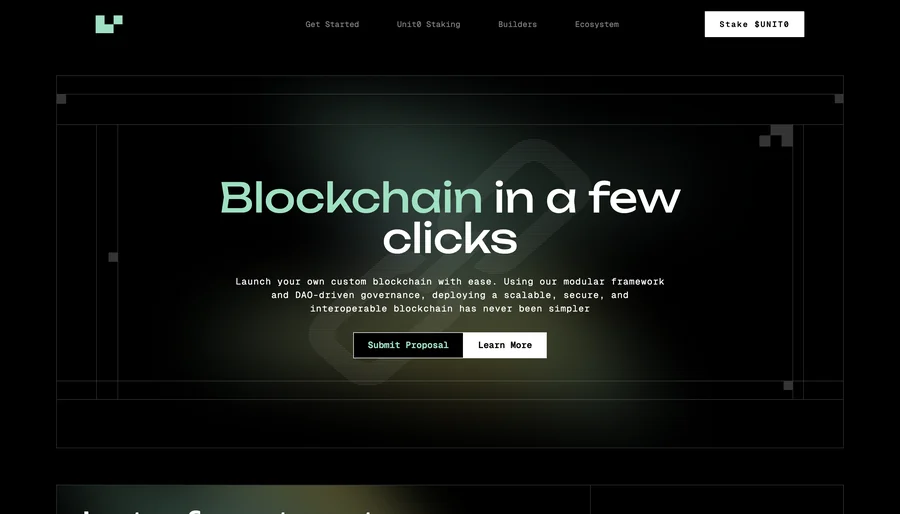 Units Network — Blockchain Factory