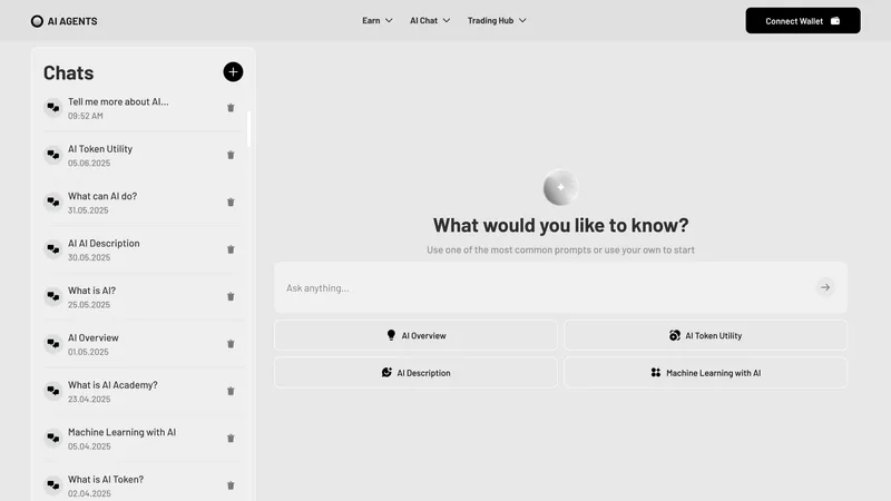 AI Agents & On-chain Analytics — AI agents & in-product assistants
